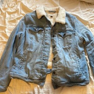 fleece lined jean jacket